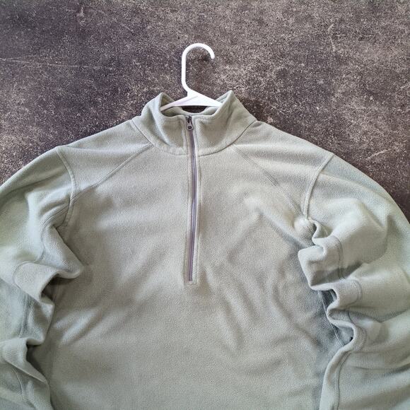 Mountain HardWear Pullover Womens M Green Pastel Sweater Fleece 1/4 Zip - Picture 2 of 8